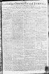 Cambridge Chronicle and Journal Saturday 01 July 1786 Page 1