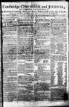 Cambridge Chronicle and Journal Saturday 23 December 1786 Page 1