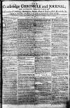 Cambridge Chronicle and Journal Saturday 24 March 1787 Page 1
