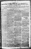 Cambridge Chronicle and Journal Saturday 18 August 1787 Page 1