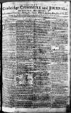 Cambridge Chronicle and Journal Saturday 01 September 1787 Page 1
