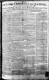 Cambridge Chronicle and Journal Saturday 13 October 1787 Page 1