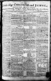 Cambridge Chronicle and Journal Saturday 12 January 1788 Page 1