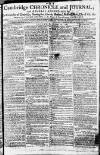 Cambridge Chronicle and Journal Saturday 10 October 1789 Page 1