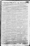 Cambridge Chronicle and Journal Saturday 11 August 1798 Page 1