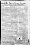 Cambridge Chronicle and Journal Saturday 21 February 1801 Page 1