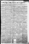Cambridge Chronicle and Journal Saturday 26 December 1801 Page 1