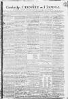 Cambridge Chronicle and Journal Saturday 18 May 1805 Page 1
