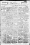 Cambridge Chronicle and Journal Saturday 22 October 1808 Page 1