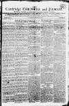 Cambridge Chronicle and Journal Saturday 02 December 1809 Page 1
