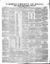 Cambridge Chronicle and Journal Saturday 17 February 1844 Page 1