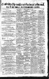Cambridge Chronicle and Journal Saturday 18 March 1854 Page 1