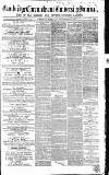 Cambridge Chronicle and Journal Saturday 13 November 1858 Page 1