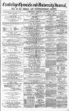 Cambridge Chronicle and Journal Saturday 08 November 1862 Page 1