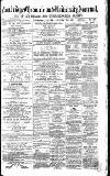 Cambridge Chronicle and Journal Saturday 10 February 1866 Page 1