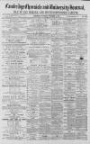 Cambridge Chronicle and Journal Saturday 04 November 1871 Page 1