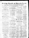 Cambridge Chronicle and Journal Friday 01 March 1889 Page 1