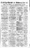 Cambridge Chronicle and Journal Friday 12 September 1890 Page 1