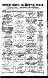 Cambridge Chronicle and Journal Friday 11 December 1891 Page 1