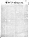 Vindicator Saturday 28 December 1839 Page 1