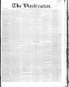 Vindicator Saturday 06 February 1841 Page 1