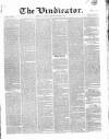 Vindicator Saturday 02 October 1841 Page 1