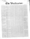Vindicator Saturday 20 November 1841 Page 1