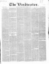 Vindicator Saturday 17 September 1842 Page 1