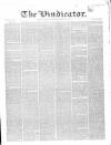Vindicator Wednesday 01 February 1843 Page 1