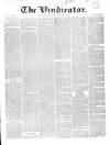 Vindicator Wednesday 08 November 1843 Page 1