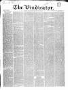 Vindicator Wednesday 17 April 1844 Page 1