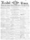 Kendal Mercury Saturday 14 January 1865 Page 1
