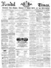 Kendal Mercury Saturday 20 March 1869 Page 1