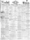 Kendal Mercury Saturday 14 August 1869 Page 1