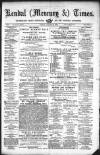 Kendal Mercury Friday 20 August 1880 Page 1