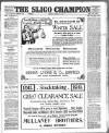 Sligo Champion Saturday 14 January 1911 Page 1