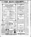 Sligo Champion Saturday 21 October 1911 Page 1