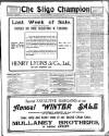 Sligo Champion Saturday 22 January 1916 Page 1