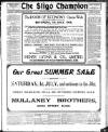Sligo Champion Saturday 01 July 1916 Page 1