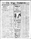 Sligo Champion Saturday 08 November 1919 Page 1