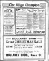 Sligo Champion Saturday 24 December 1921 Page 1