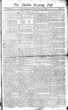 Dublin Evening Post Saturday 17 October 1778 Page 1