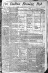 Dublin Evening Post Saturday 14 October 1780 Page 1