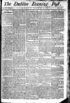 Dublin Evening Post Saturday 01 September 1781 Page 1