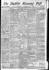 Dublin Evening Post Saturday 29 December 1781 Page 1