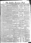 Dublin Evening Post Saturday 06 October 1821 Page 1