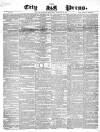 London City Press Saturday 02 January 1858 Page 1
