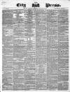 London City Press Saturday 16 January 1858 Page 1
