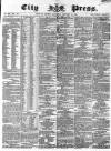London City Press Saturday 10 January 1863 Page 1
