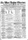 West London Observer Saturday 28 February 1885 Page 1